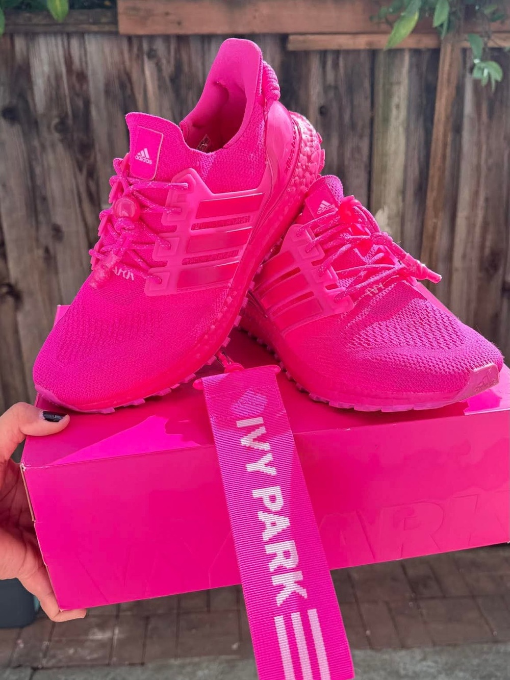 adidas Women's Neon Pink Athletic Running Shoes